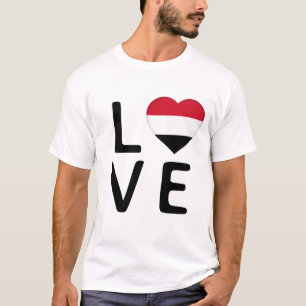 Liefde - Jemen vlag T-shirt