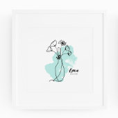 Liefde - John 3:16 Print, Poster papier (mat)