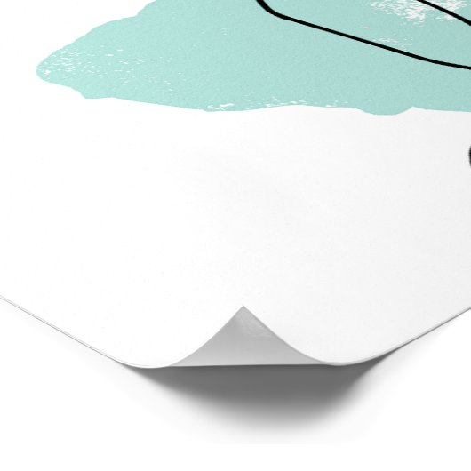 Liefde - John 3:16 Print, Poster papier (mat) (Hoek)