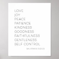 Liefde Joy Peace Patiënt Kindness Goodness
