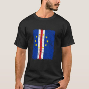 Liefde Kaap Kaapverdië Vervallen Vlag Onafhankelij T-shirt