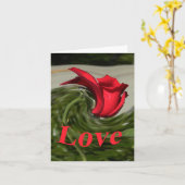 Liefde..... Kaart (Gele Bloem)