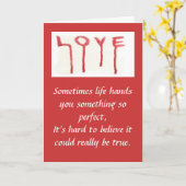 Liefde Kaart (Gele Bloem)