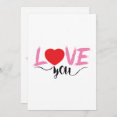 Liefde Kaart (Voorkant / Achterkant)