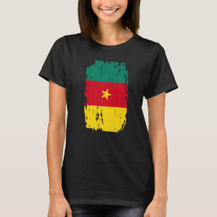 Liefde Kameroense vlag T-shirt