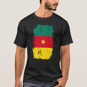 Liefde Kameroense vlag T-shirt