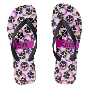 Liefde Katten Poot Print Teenslippers