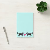 Liefde katten Post-it® notes 4 x 6 (Kantoor)