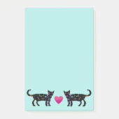 Liefde katten Post-it® notes 4 x 6 (Voorkant)