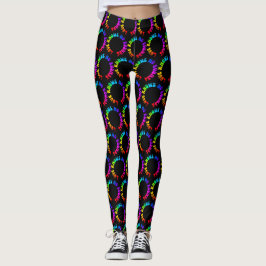 Liefde kent geen grenzen Rainbow Circle LGBTQ+ Leggings