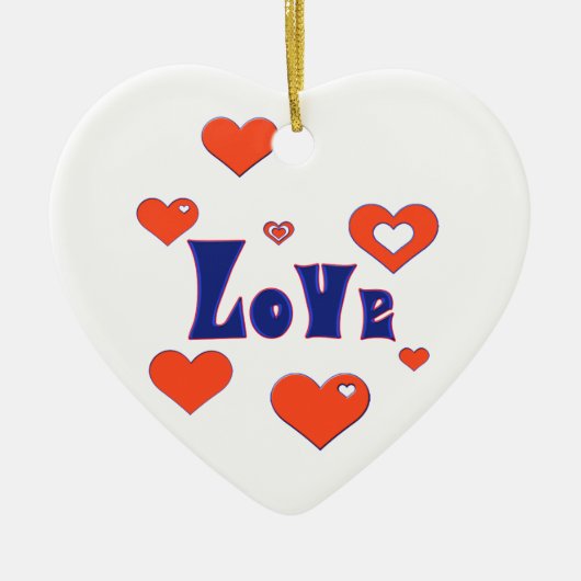 Liefde Keramisch Ornament (Voorkant)