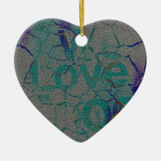 Liefde Keramisch Ornament (Voorkant)