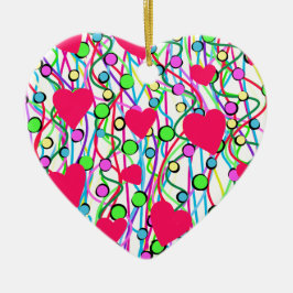 Liefde Keramisch Ornament