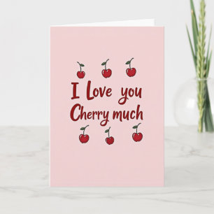 Liefde Kers Puns Kaart