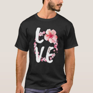 Liefde Kersenbloesem Japanse Festival Sakura Bloem T-shirt