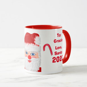 Liefde Kerstman Keepsake personaliseren Mok