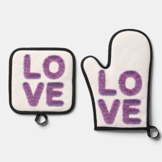 liefde Keuken & Eetkamer > Tafel- & Keukenlinnen > Ovenwant & Pannenlap Set