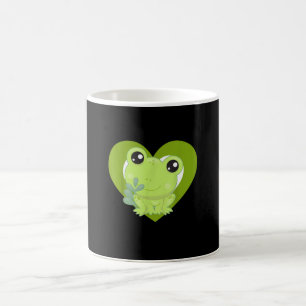 Liefde kikkers Cute Kawaii Frog Heart Gifts Koffiemok