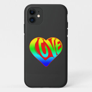 Liefde Kleurrijke Hart Valentijnsdag iPhone 11 Hoesje