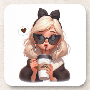 Liefde koffie bier onderzetter