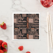 Liefde koffiepouf servet (Insitu)