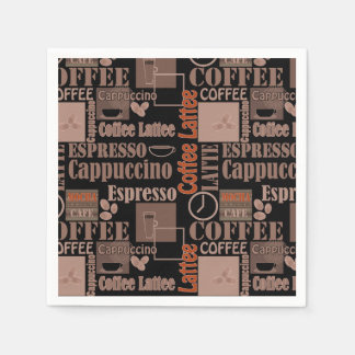 Liefde koffiepouf servet