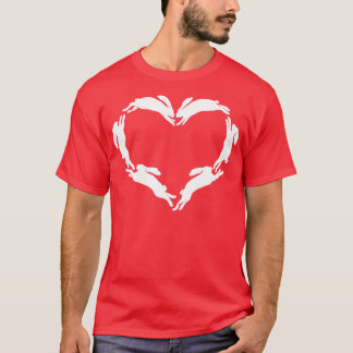 Liefde konijnen t-shirt