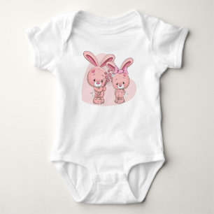 Liefde Konijntjes Romper