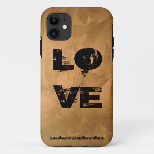 Liefde koperen iPhone Case-Mate iPhone Case (Achterkant)