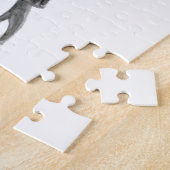 Liefde-koppel rode paraplu-Waterverf-Valentijnsdag Legpuzzel (Zijkant)