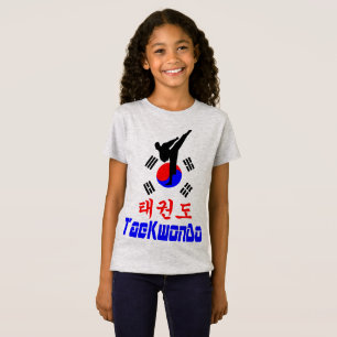 ☯✔Liefde Koreaanse Martial Art-TaeKwonDo Contoured T-shirt