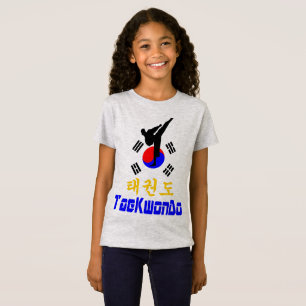 ☯✔Liefde Koreaanse Martial Art-TaeKwonDo Contoured T-shirt