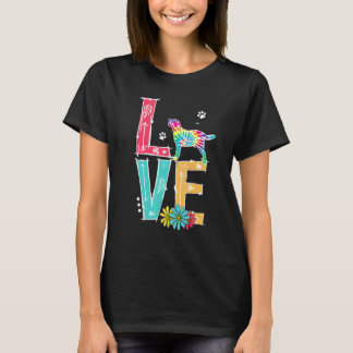 Liefde Labrador Retriever Tie Dye Labrador Retriev T-shirt