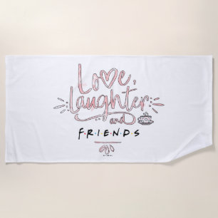 Liefde, Lachen en VRIENDEN™ Strandlaken