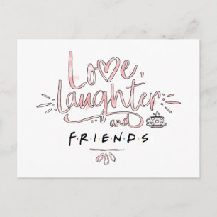 Liefde, Lachen en VRIENDEN™ Uitnodiging Briefkaart