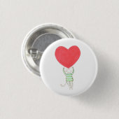 liefde, l'amour, amore ronde button 3,2 cm (Voorkant /achterkant)