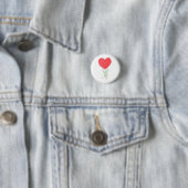liefde, l'amour, amore ronde button 3,2 cm (In situ)