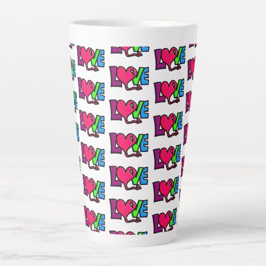 Liefde Latte Mok (Voorkant)
