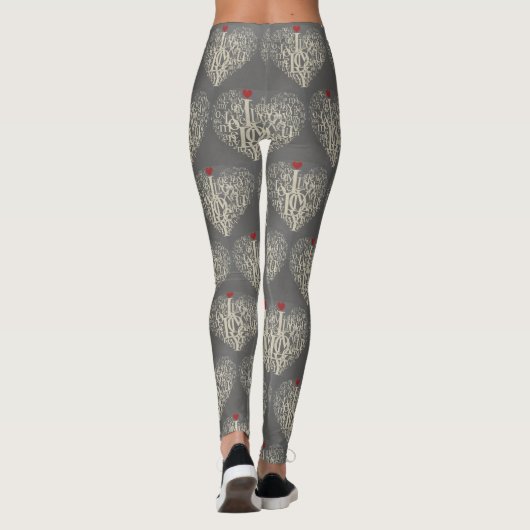 Liefde Leggings (Achterkant)