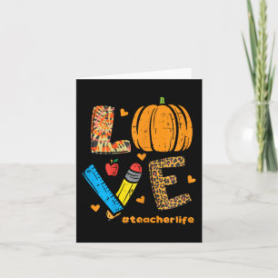 Liefde Lerarenpompoen Luipaard Herfst Eerbied Than Kaart