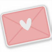 Liefde letter sticker (Voorkant)