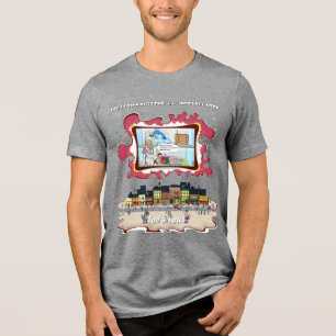 Liefde, Leugens, en een Dodelijke Schnoz Absurd Tri-Blend Shirt