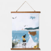 Liefde, leven, herinnering hangend wandkleed (Voorkant 2)