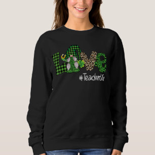 Liefde Levenaar Funny Gnome Leopard St Pat Trui