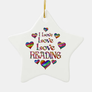 Liefde lezen keramisch ornament