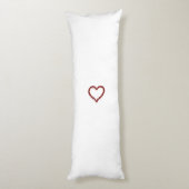 Liefde Lichaamskussen (Achterkant (Verticaal))