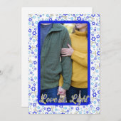 Liefde & Licht Foto Hanukkah Kaart (Voorkant / Achterkant)