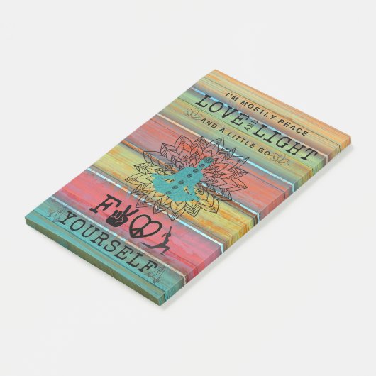 Liefde & Lichte Yoga Post-it® Notes (Schuin)