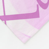 Liefde, liebe, kara, cher, käre, querido, text, ro fleece deken (Hoek)