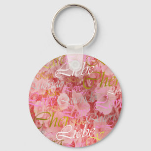 Liefde, liebe, kara, cher, käre, querido, text, ro sleutelhanger